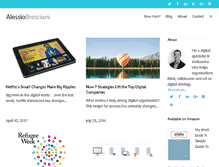 Tablet Screenshot of alessiobresciani.com